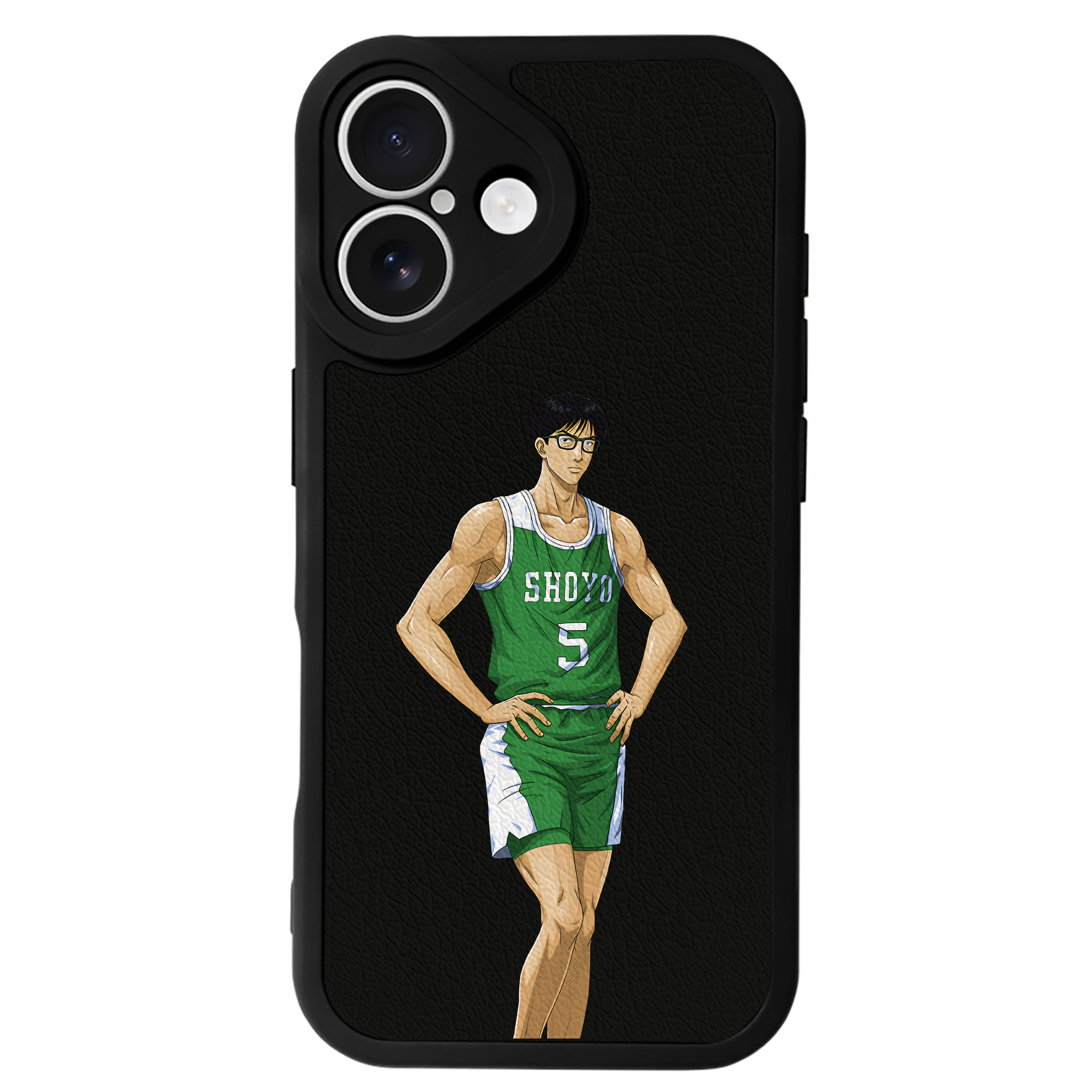 （画像用） SLAM DUNK／スラムダンク 【iPhone 16シリーズ対応】シリコンスマホケース（レザー調） 材質：シリコン
